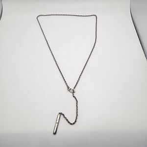 Royal Mint Sterling Silver & .5 Carat Diamond Moonlight Lariat Necklace